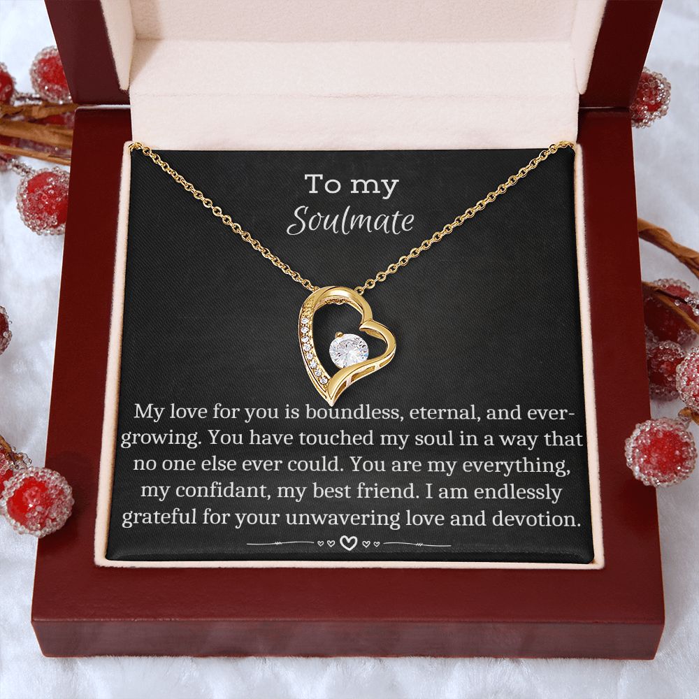 To My Soulmate - Forever Love Necklace