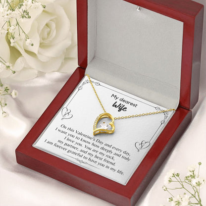 To My Wife - Forever Love Necklace [Valentine's Day Exclusive]