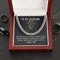 To My Husband - Cuban Link Chain Necklace