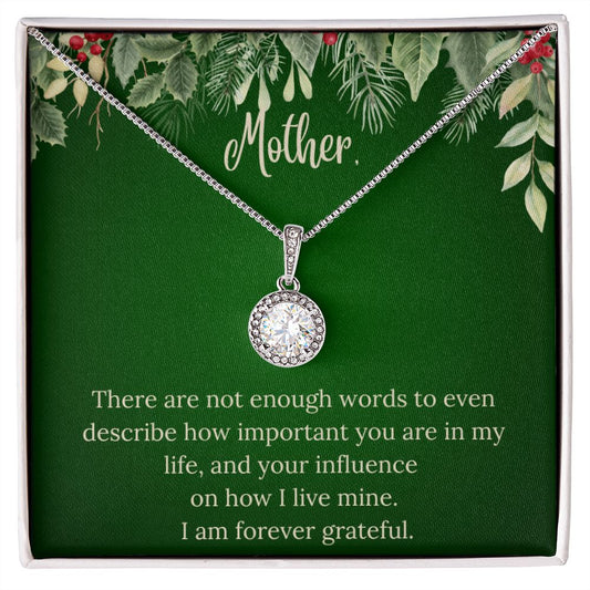 For Mother - Christmas Eternal Hope Necklace (Green)