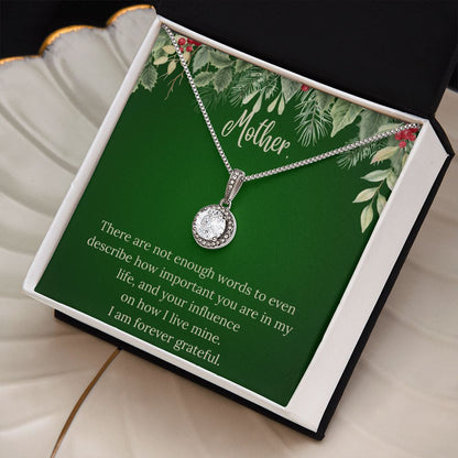 For Mother - Christmas Eternal Hope Necklace (Green)