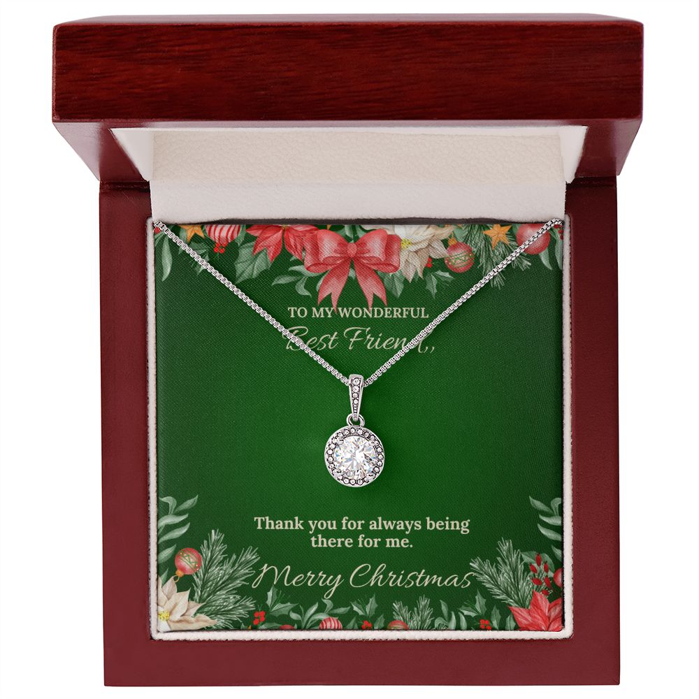 To My Best Friend - Christmas Eternal Hope Necklace (Green)