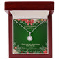 To My Best Friend - Christmas Eternal Hope Necklace (Green)