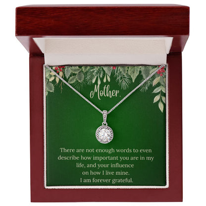 For Mother - Christmas Eternal Hope Necklace (Green)