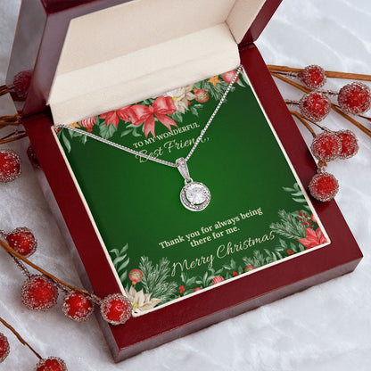 To My Best Friend - Christmas Eternal Hope Necklace (Green)