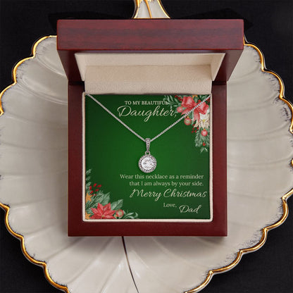 To my beautiful daughter from Dad - Christmas Eternal Hope Necklace