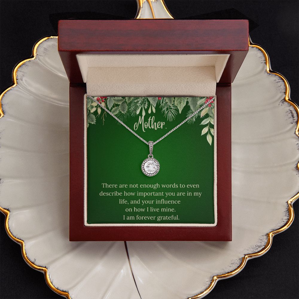 For Mother - Christmas Eternal Hope Necklace (Green)