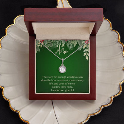 For Mother - Christmas Eternal Hope Necklace (Green)