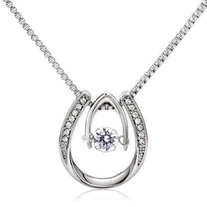 LUCKY To Have You As My Mom Necklace