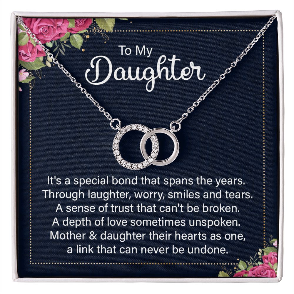 To My Daughter - Perfect Pair Necklace