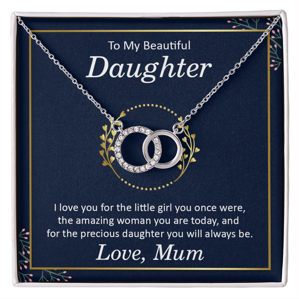 To My Beautiful Daughter - Perfect Pair Necklace