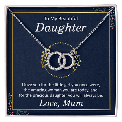 To My Beautiful Daughter - Perfect Pair Necklace