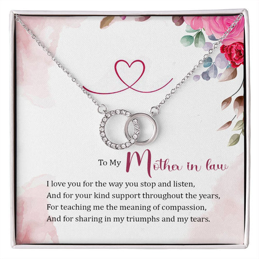 To my Mother-in-Law - Perfect Pair Necklace
