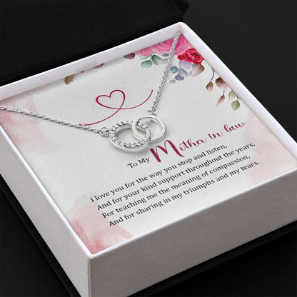 To my Mother-in-Law - Perfect Pair Necklace