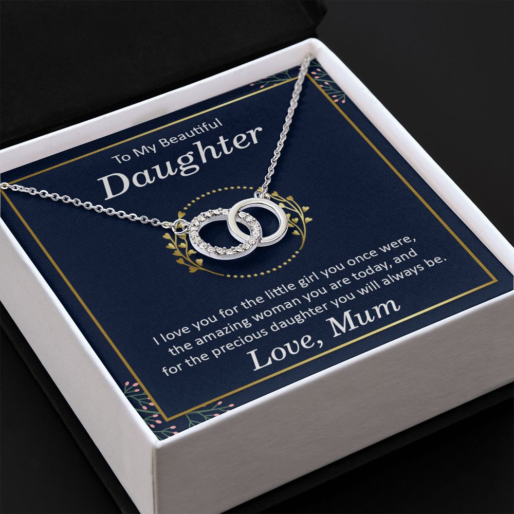 To My Beautiful Daughter - Perfect Pair Necklace