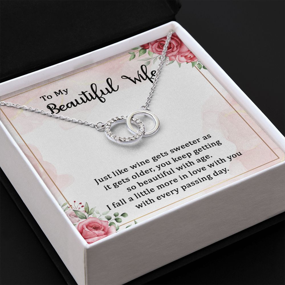 To My Beautiful Wife - Perfect Pair Necklace