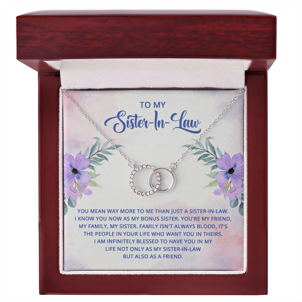 To My Sister-In-Law - Perfect Pair Necklace