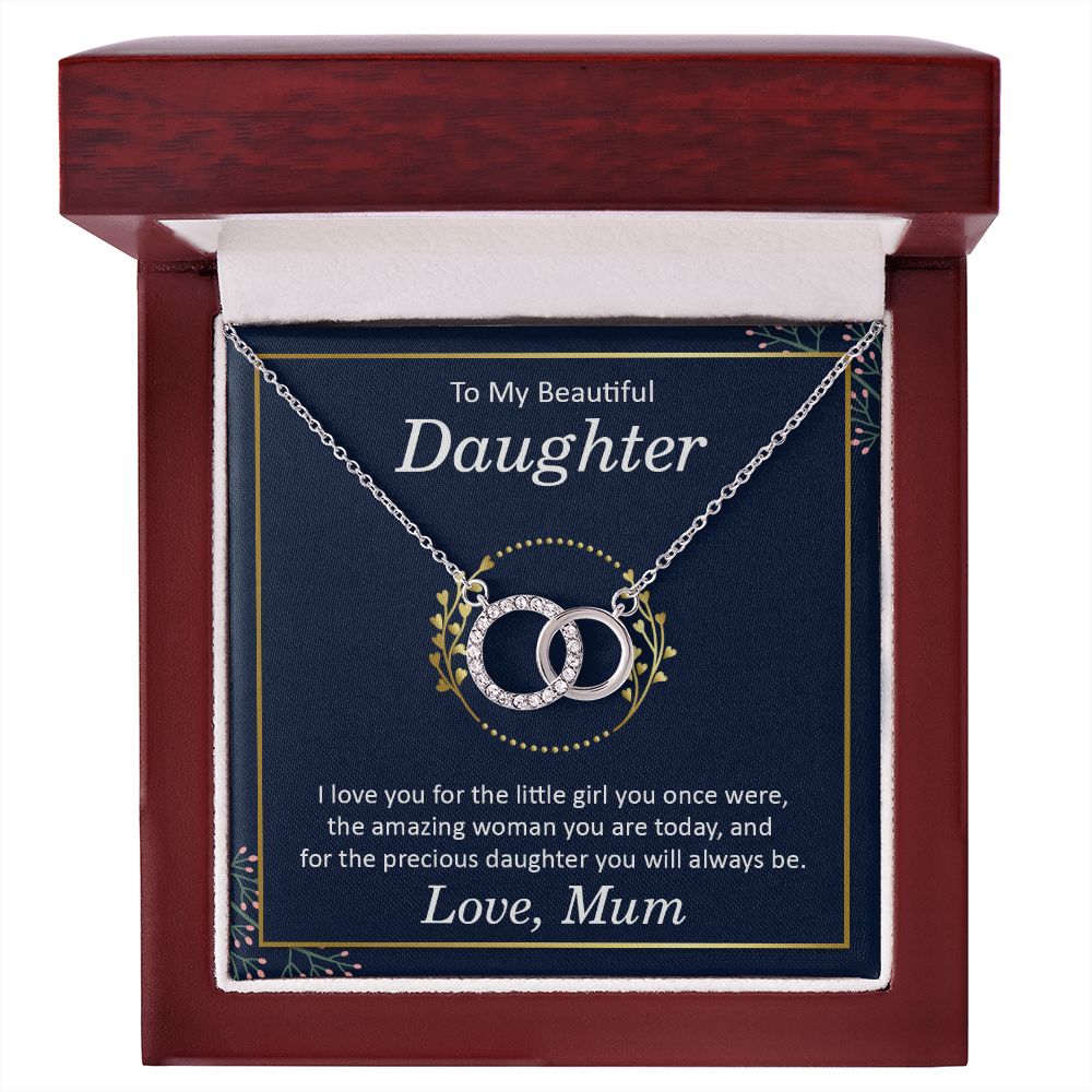 To My Beautiful Daughter - Perfect Pair Necklace