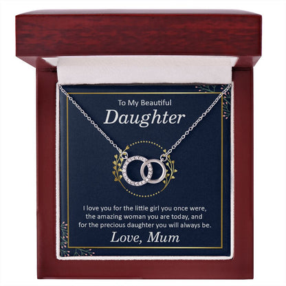 To My Beautiful Daughter - Perfect Pair Necklace