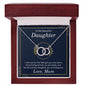 To My Beautiful Daughter - Perfect Pair Necklace