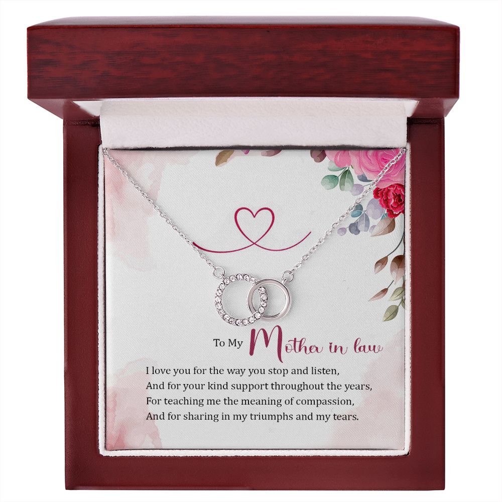 To my Mother-in-Law - Perfect Pair Necklace