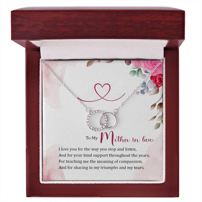 To my Mother-in-Law - Perfect Pair Necklace