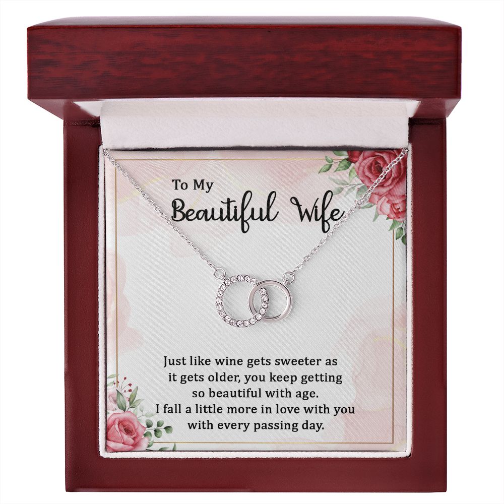 To My Beautiful Wife - Perfect Pair Necklace