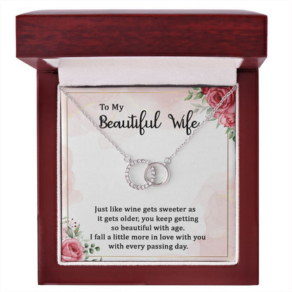 To My Beautiful Wife - Perfect Pair Necklace