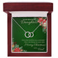 To my beautiful daughter from Dad - Perfect Pair Necklace