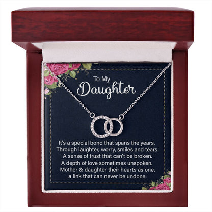 To My Daughter - Perfect Pair Necklace