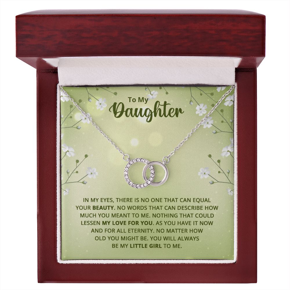 To My Daughter - Perfect Pair Necklace