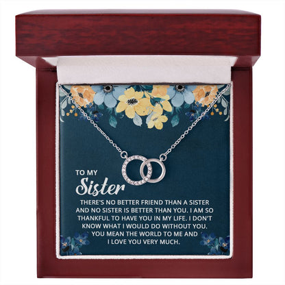 To My Sister - Perfect Pair Necklace