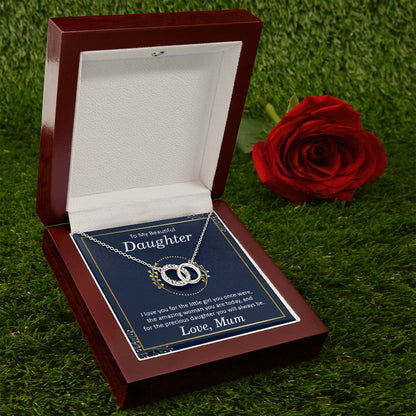 To My Beautiful Daughter - Perfect Pair Necklace