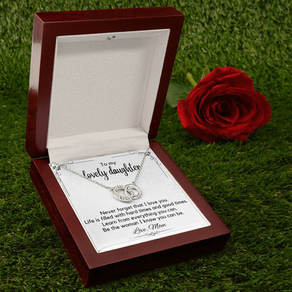 To My Lovely Daughter - Perfect Pair Necklace