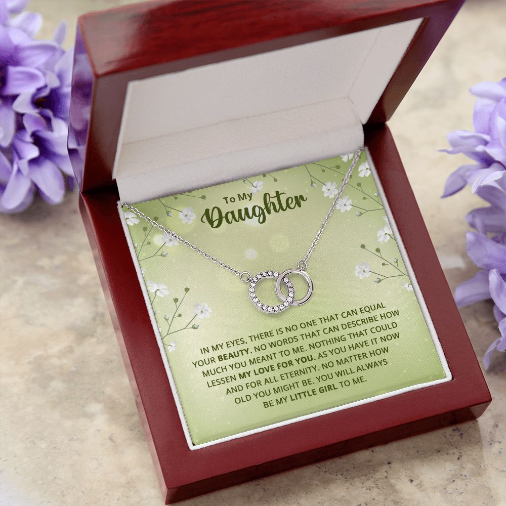 To My Daughter - Perfect Pair Necklace