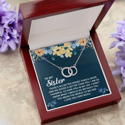 To My Sister - Perfect Pair Necklace