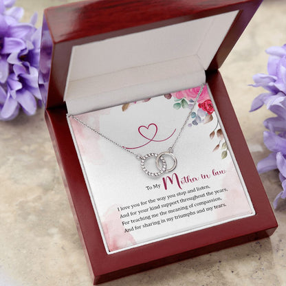 To my Mother-in-Law - Perfect Pair Necklace