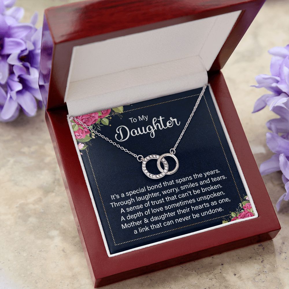 To My Daughter - Perfect Pair Necklace