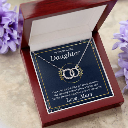 To My Beautiful Daughter - Perfect Pair Necklace