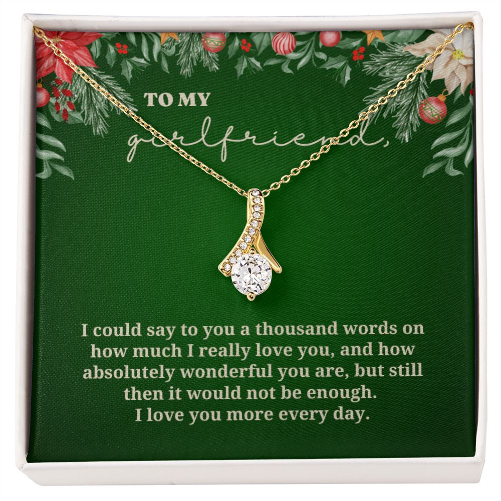 To My Girlfriend - Christmas Alluring Beauty Necklace
