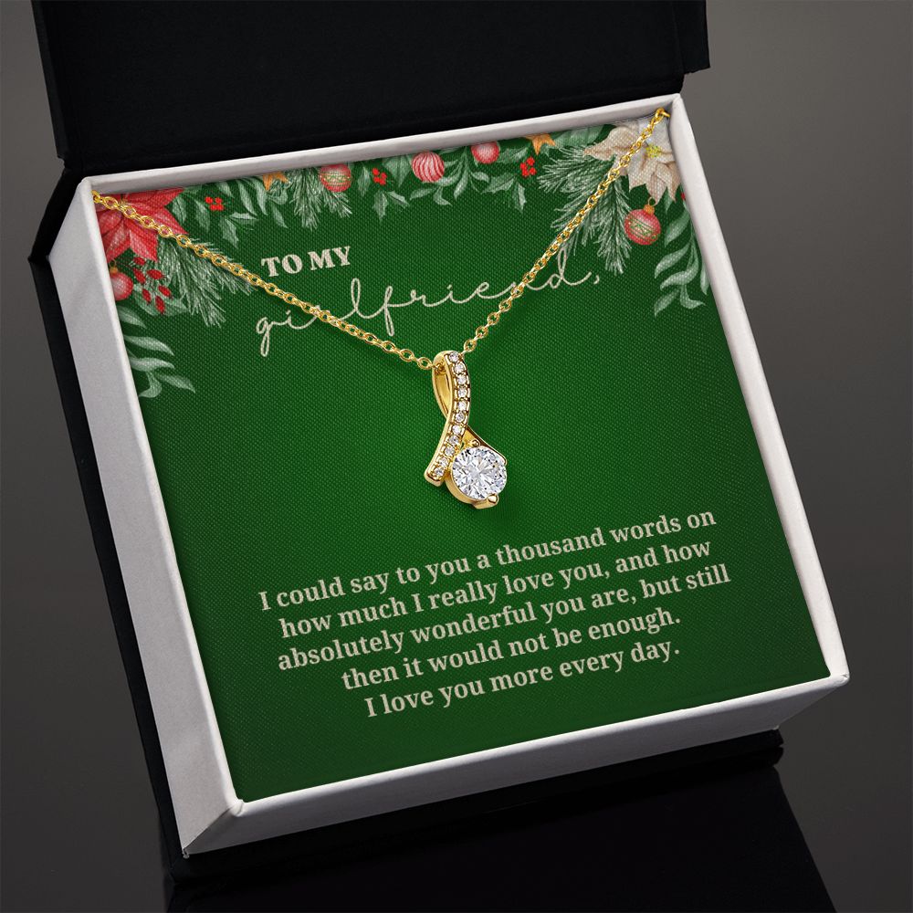 To My Girlfriend - Christmas Alluring Beauty Necklace