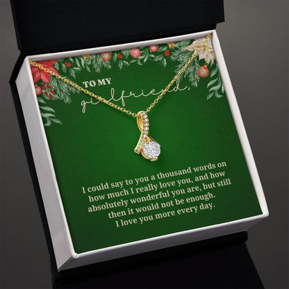 To My Girlfriend - Christmas Alluring Beauty Necklace