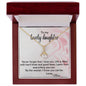 To My Lovely Daughter From Mom - Alluring Beauty Necklace