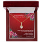 To My Wonderful Mother-In-Law - Christmas Alluring Beauty Necklace