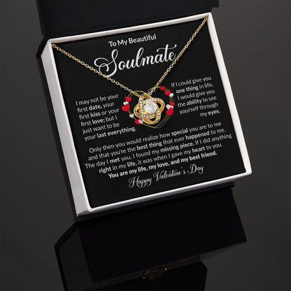 To My Beautiful Soulmate - Love Knot Necklace [Valentine's Day Edition]
