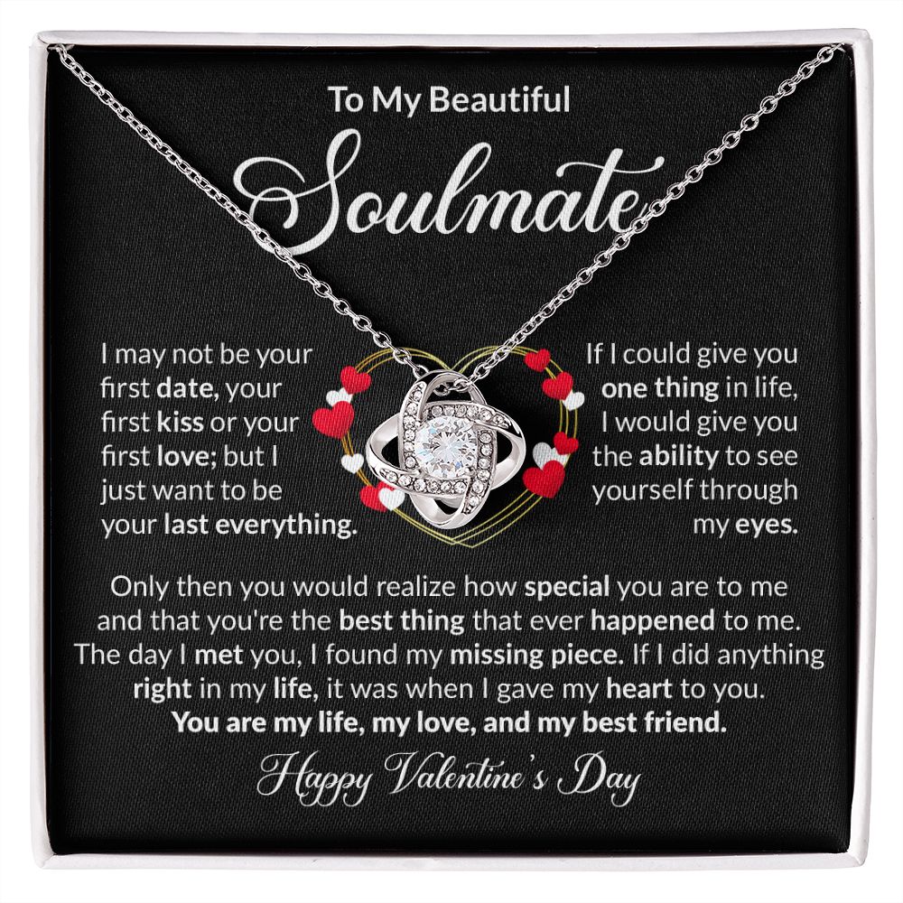 To My Beautiful Soulmate - Love Knot Necklace [Valentine's Day Edition]