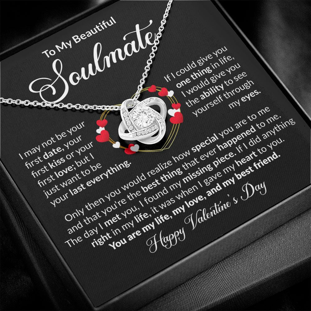 To My Beautiful Soulmate - Love Knot Necklace [Valentine's Day Edition]