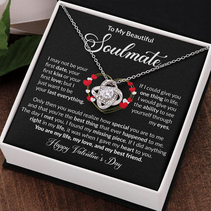 To My Beautiful Soulmate - Love Knot Necklace [Valentine's Day Edition]