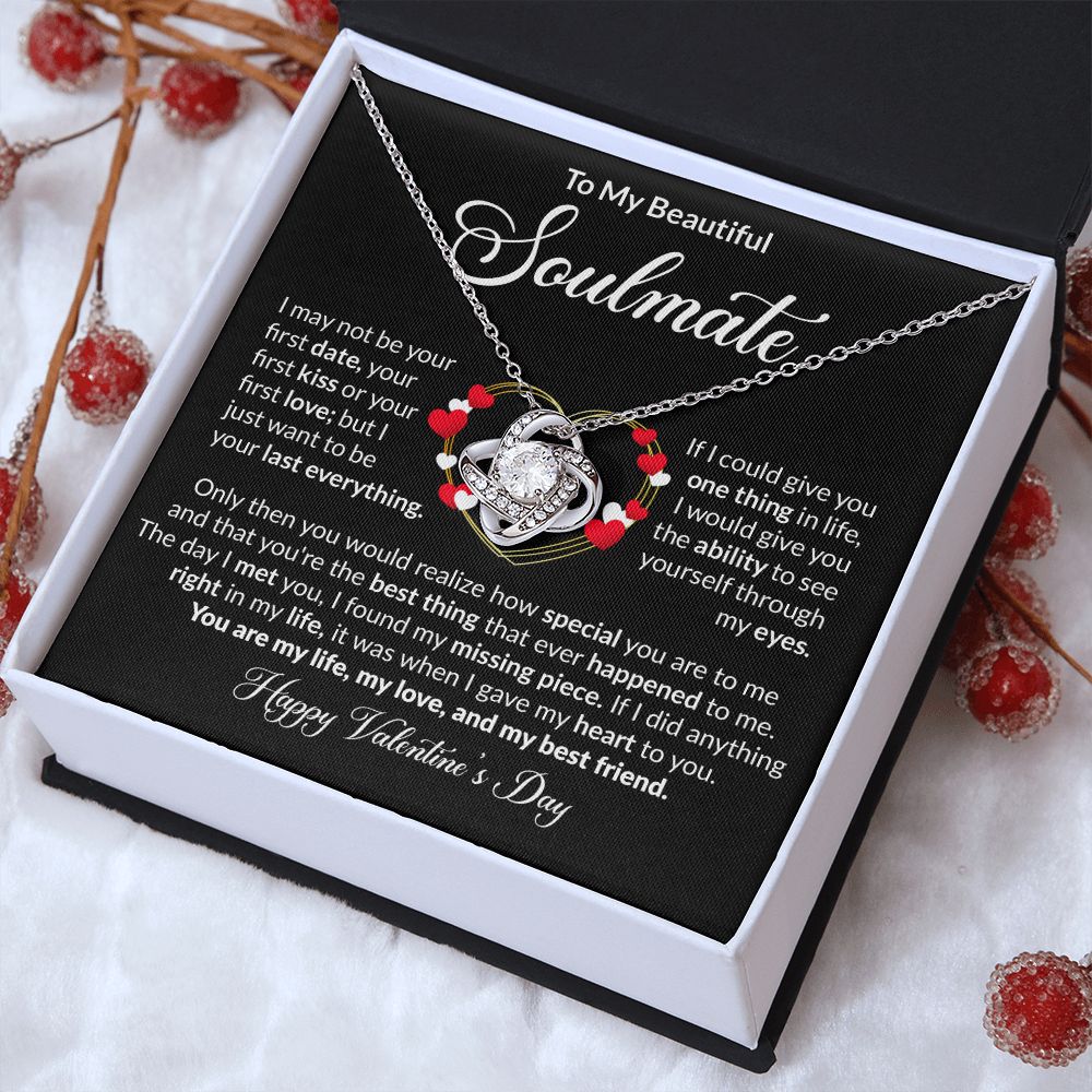 To My Beautiful Soulmate - Love Knot Necklace [Valentine's Day Edition]