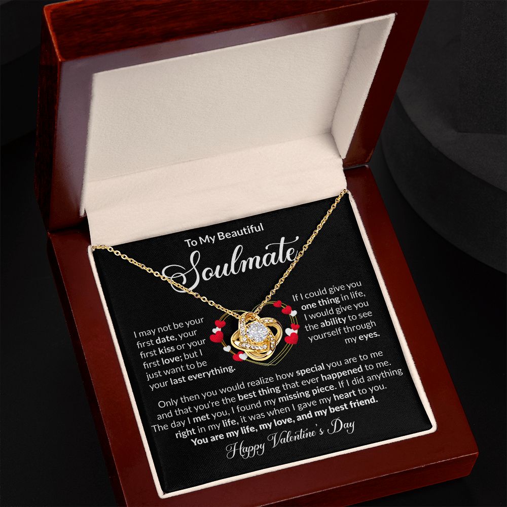 To My Beautiful Soulmate - Love Knot Necklace [Valentine's Day Edition]